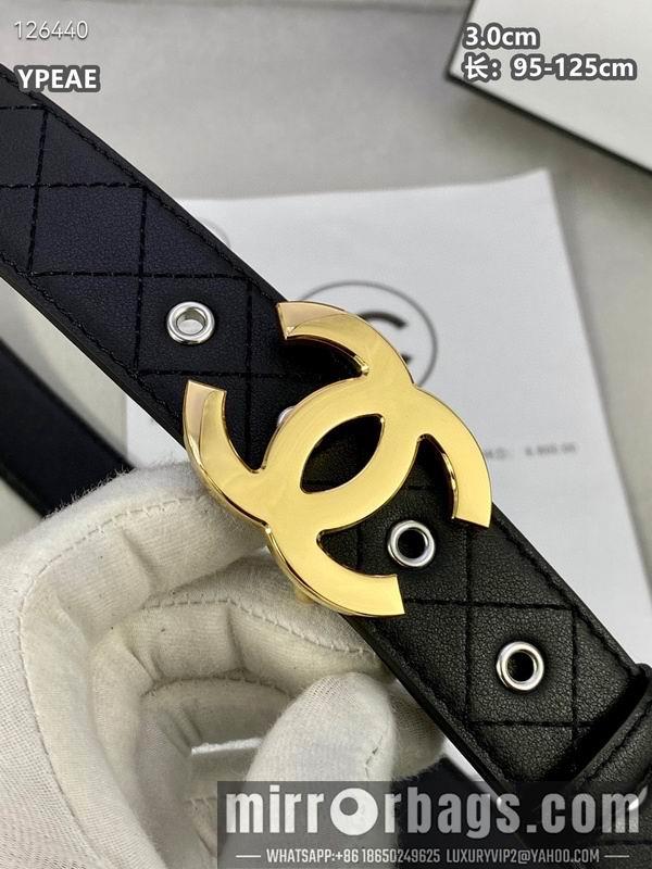 Chanel belt 30mmX95-125cm 8L22