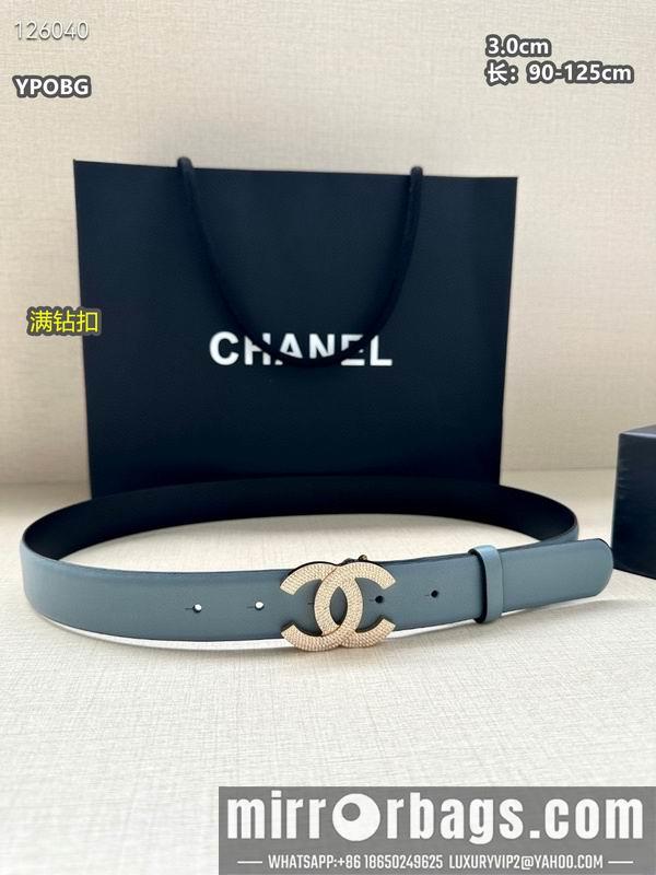 Chanel belt 30mmX90-125cm 8L11