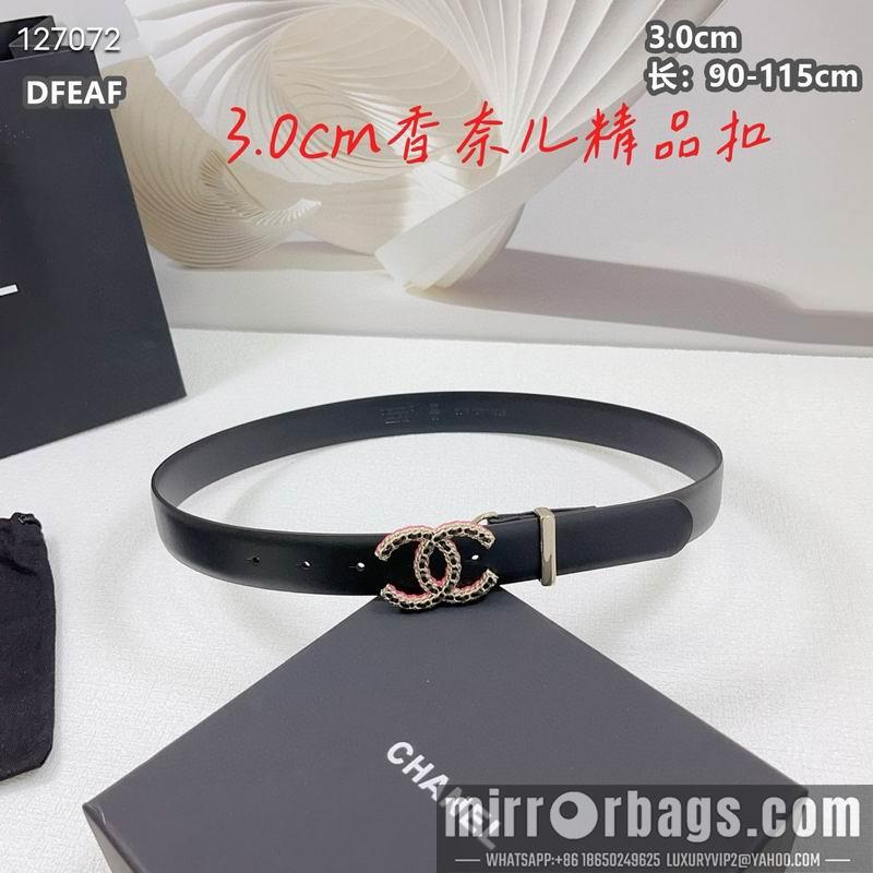 Chanel belt 30mmX90-115cm 8L37