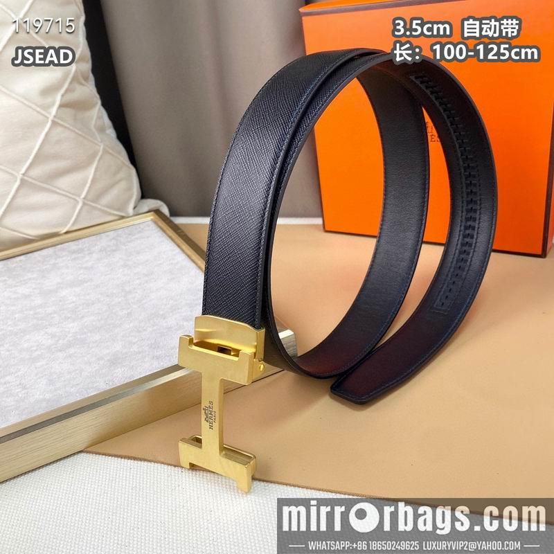 Hermes belt 自动带35mmX100-125cm 8L040802
