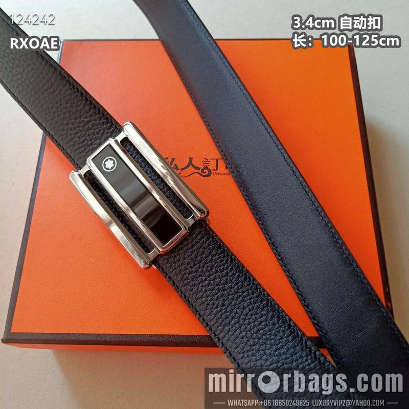 Montlanc belt 34mmX100-125cm 8L09