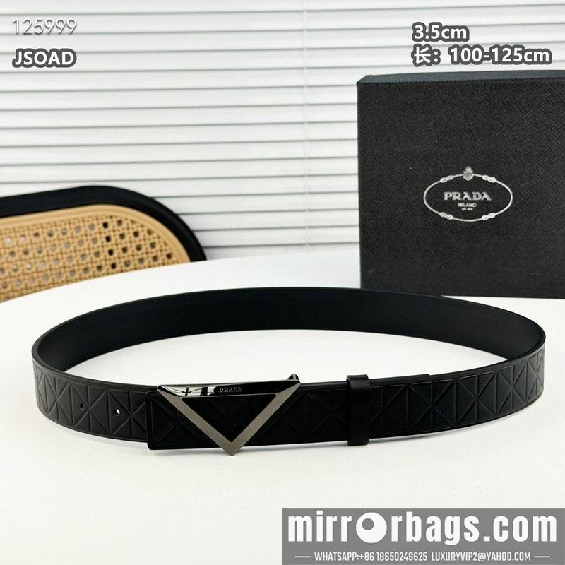 Prada belt 35mmX100-125cm 8L38