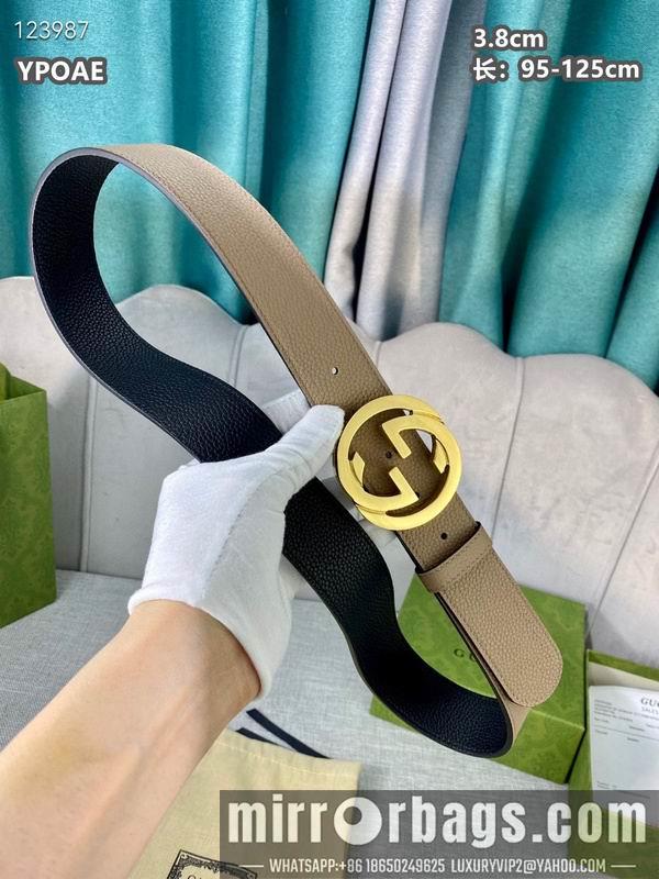 Gucci belt 38mmX95-125cm 8L10