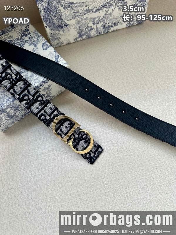 Dior belt 35mmX95-125cm 8L23