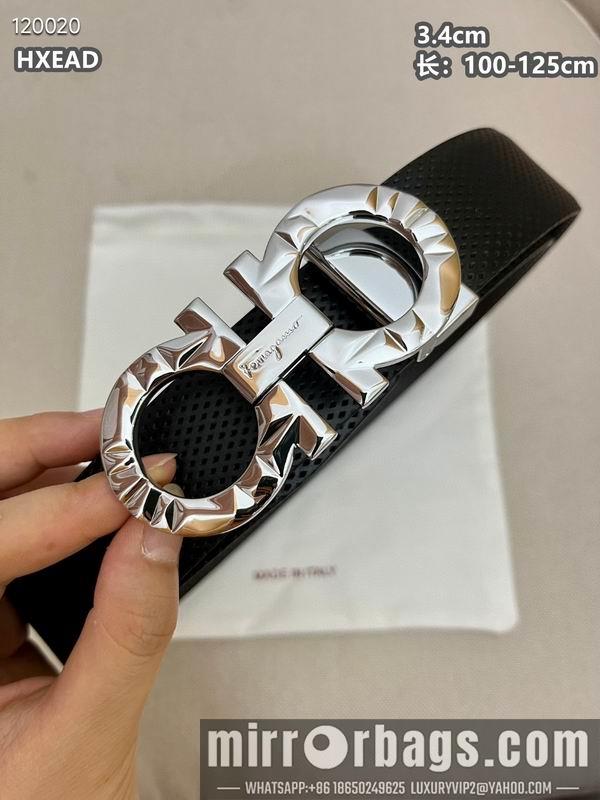 Ferragamo belt 34mmX100-125cm 8L01