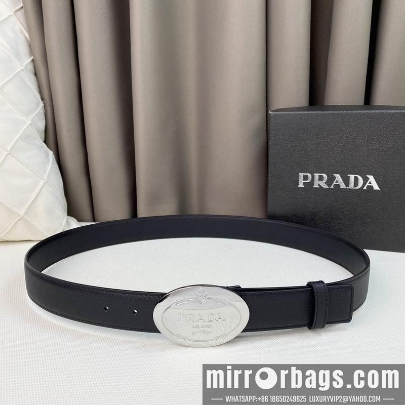 Prada belt 35mmX95-125cm 7D01