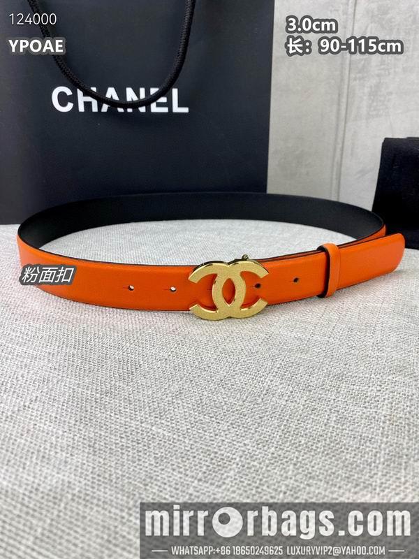 Chanel belt 30mmX90-115cm 8L09