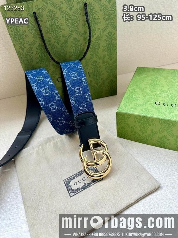 Gucci belt 38mmX95-125cm 8L11