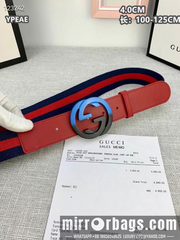 Gucci belt 40mmX100-125cm 8L135