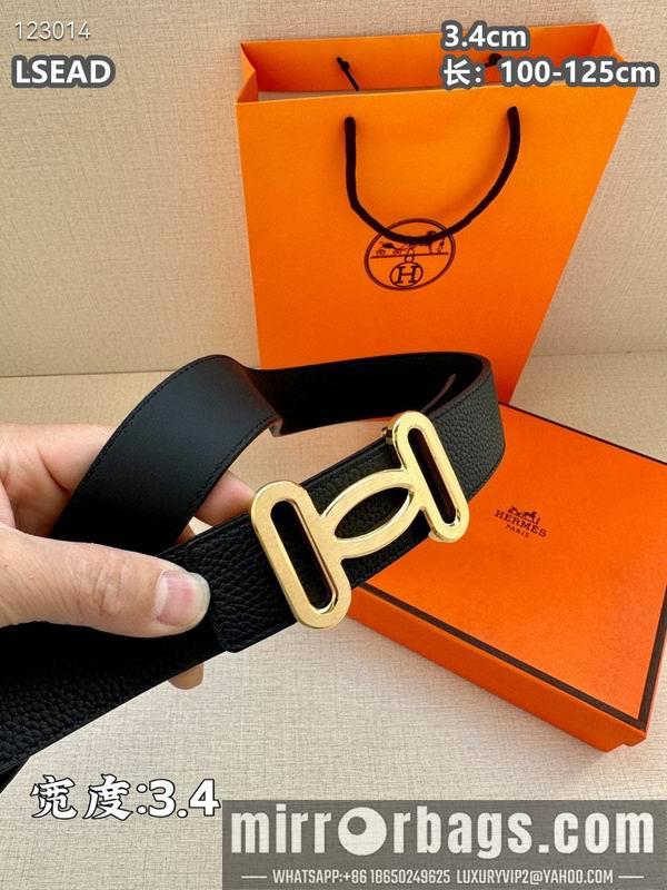 Hermes belt 34mmX100-125cm 8L07