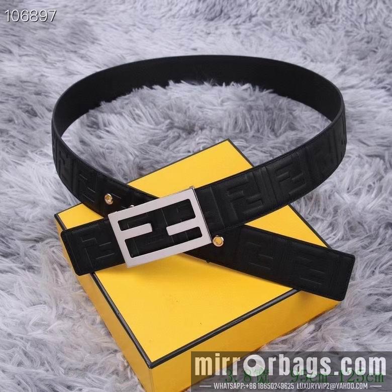 Fendi Belt 38mmX95-125cm 7D89