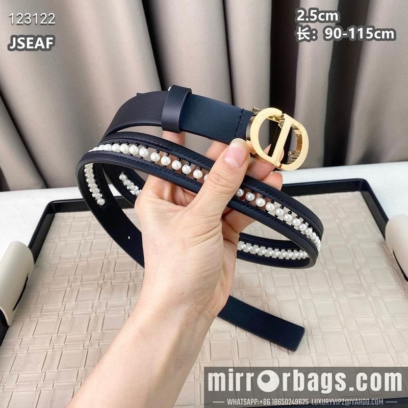 Dior belt 25mmX90-115cm 8L03