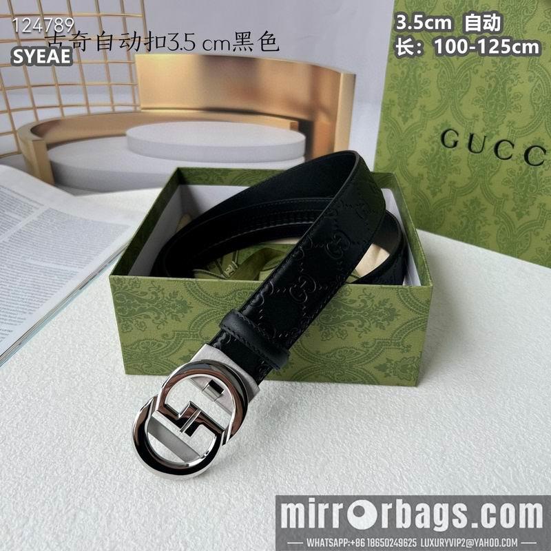 Gucci belt 35mmX100-125cm 8L18