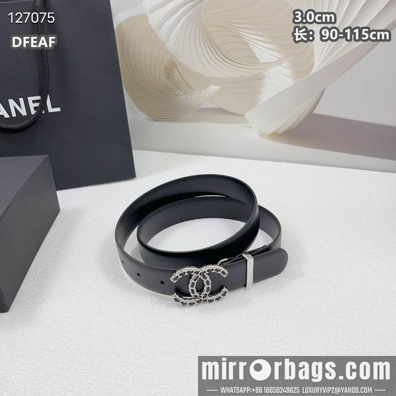 Chanel belt 30mmX90-115cm 8L37