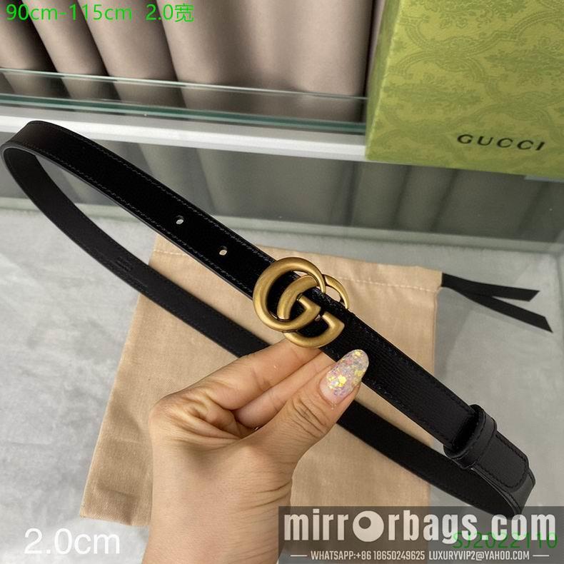 Gucci Belt 20mmX90-115cm 7D02