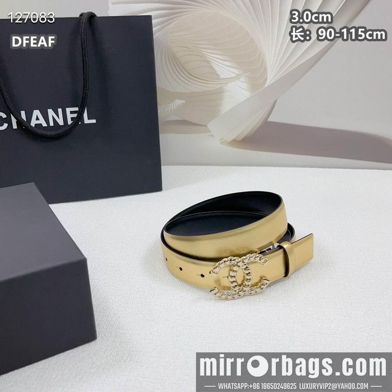 Chanel belt 30mmX90-115cm 8L38