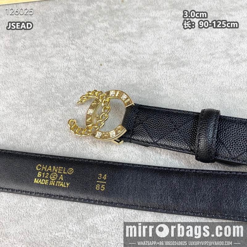 Chanel belt 30mmX90-125cm 8L14