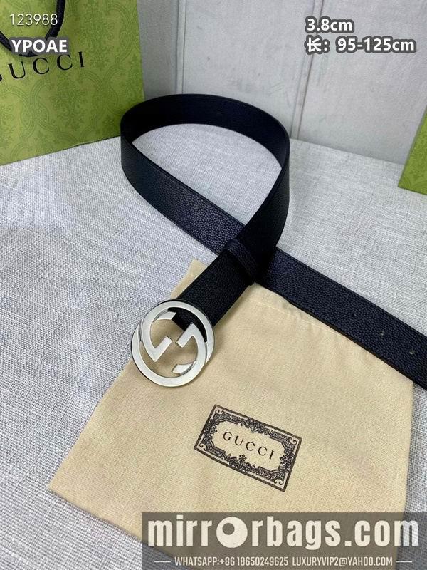 Gucci belt 38mmX95-125cm 8L10