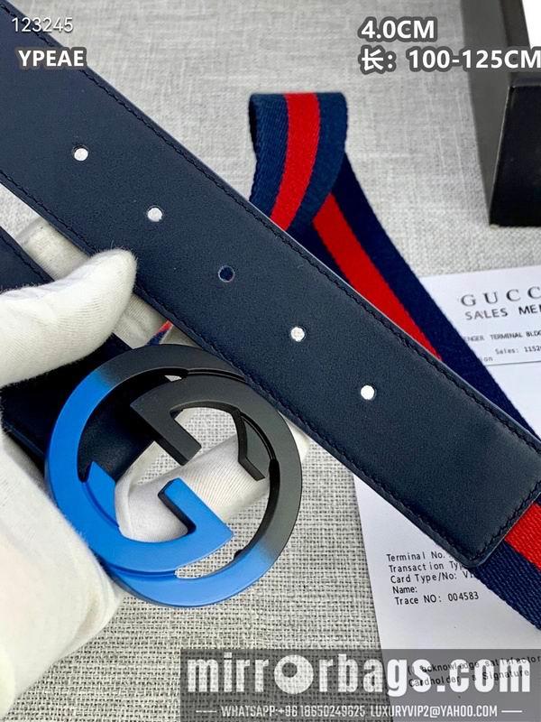 Gucci belt 40mmX100-125cm 8L135