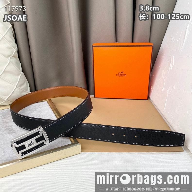 Hermes belt 38mmX100-125cm 8L010801