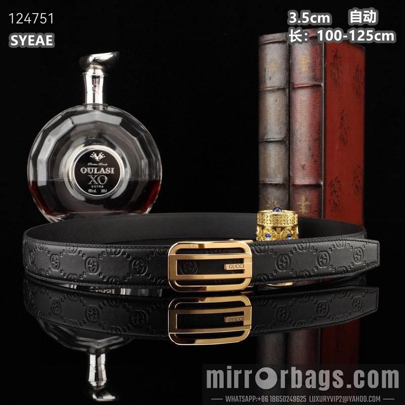 Gucci belt 35mmX100-125cm 8L26