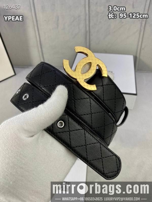 Chanel belt 30mmX95-125cm 8L25