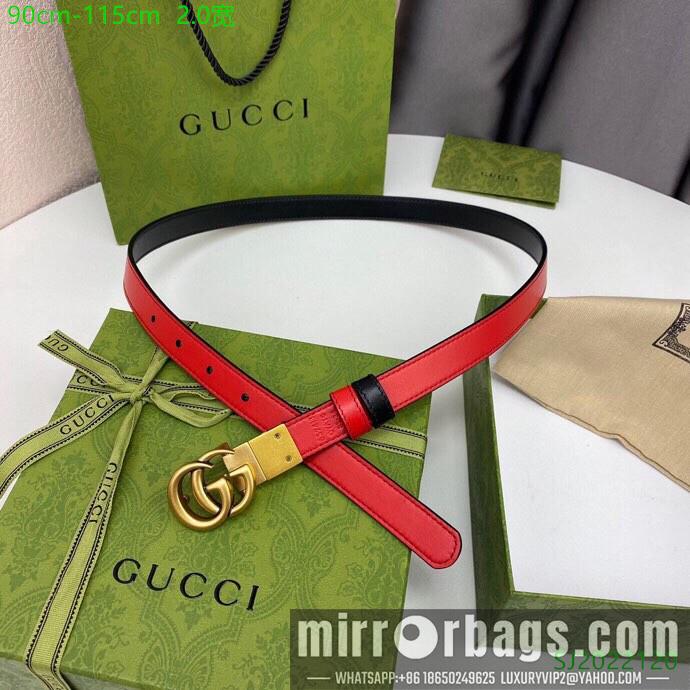 Gucci Belt 20mmX90-115cm 7D04