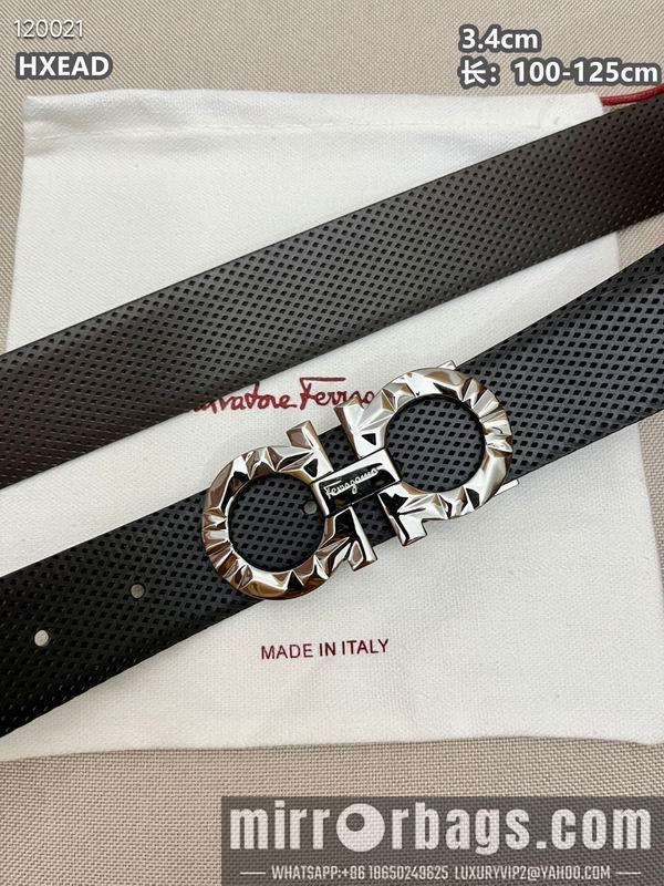 Ferragamo belt 34mmX100-125cm 8L01