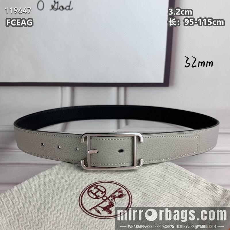 Hermes belt 32mmX95-115cm 8L040801