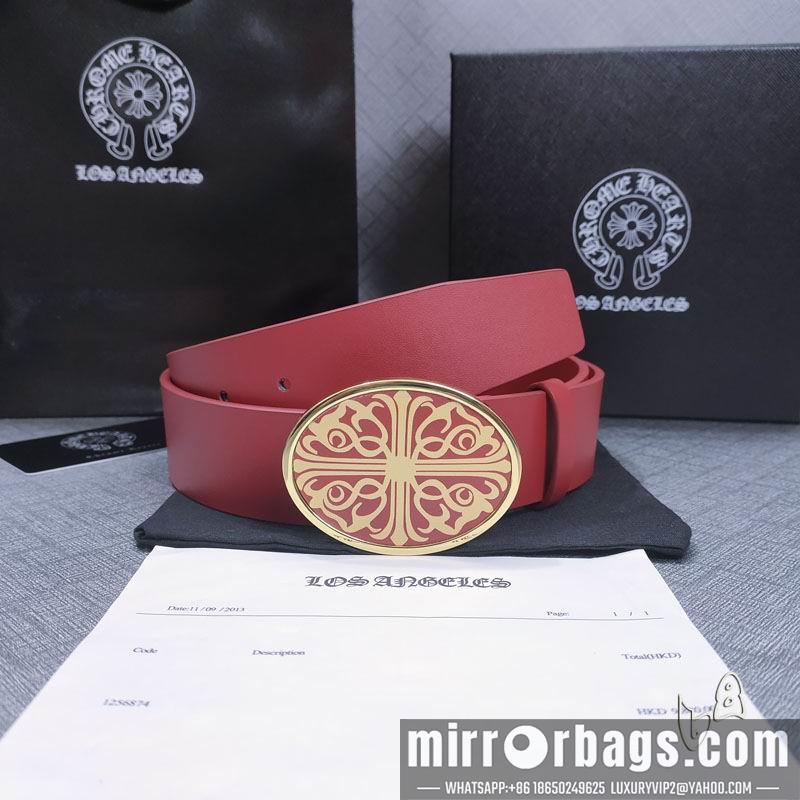 Chrome Hearts belt 38mmX80-125cm lb082002