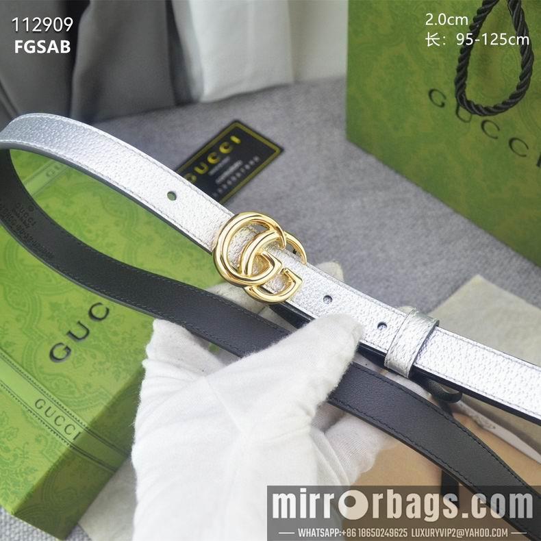 Gucci belt 20mmX95-125cm 8L02