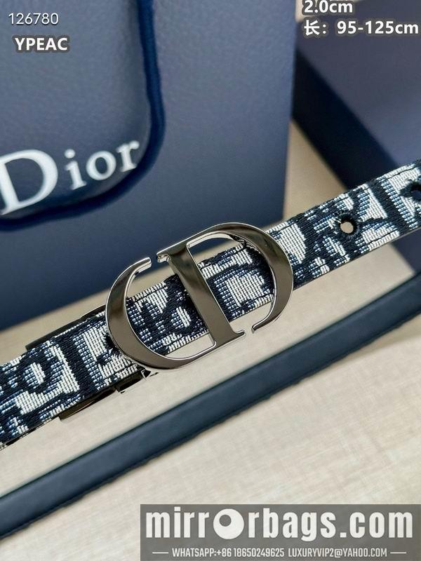 Dior belt 20mmX95-125cm 8L22