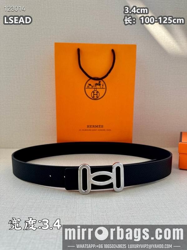 Hermes belt 34mmX100-125cm 8L07