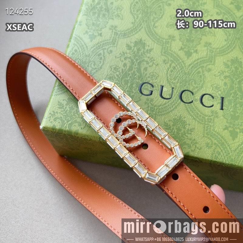 Gucci belt 20mmX90-115cm 8L17