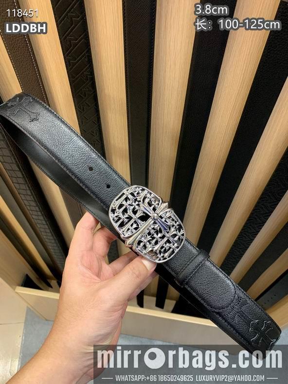 Chrome Hearts belt 38mmX100-125cm 8L19
