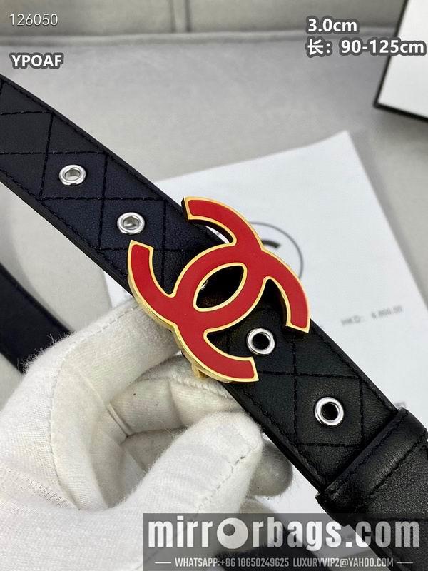 Chanel belt 30mmX90-125cm 8L12