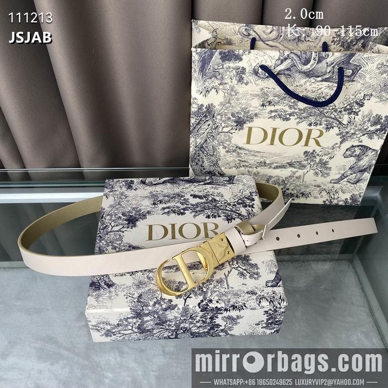 Dior Belt 20mmX90-115cm 8L05