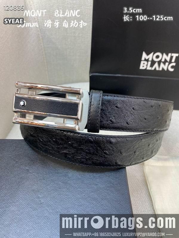 Montblanc belt 自动扣 35mmX100-125cm 8L072015