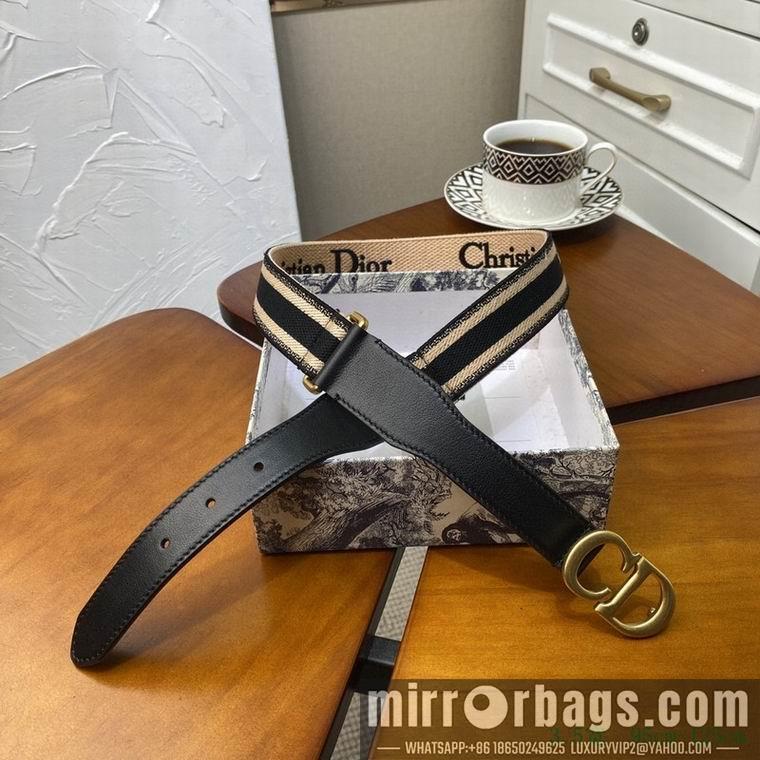 Dior belt 35mmX95-125cm 7D02