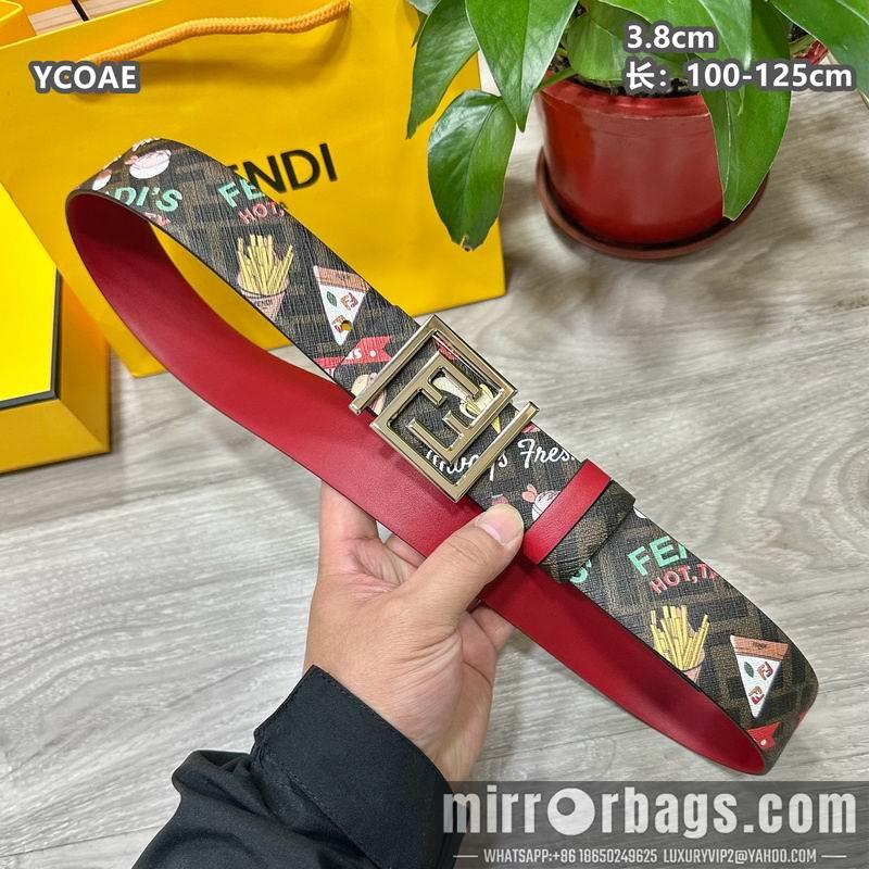 Fendi belt 38mmX100-125cm 8L33