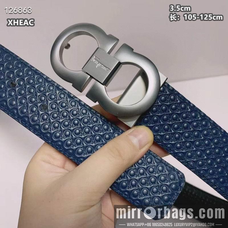 Ferragamo belt 35mmX105-125cm 8L101