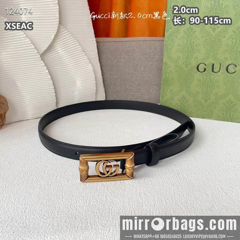 Gucci belt 20mmX90-115cm 8L19
