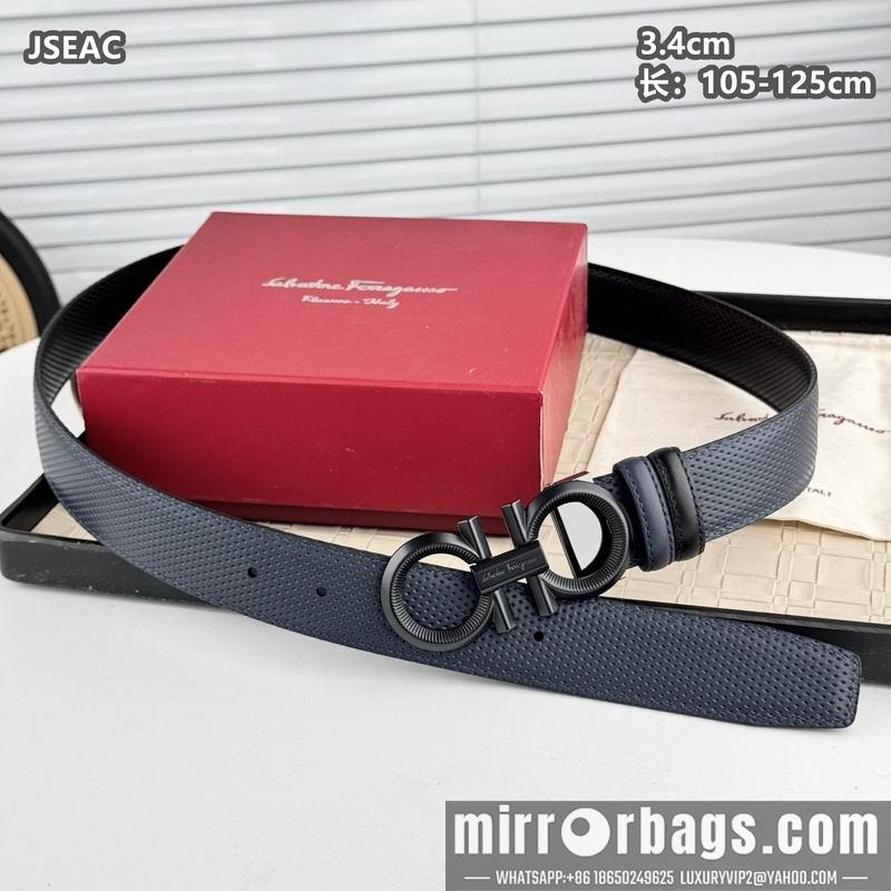 Ferragamo belt 34mmX105-125cm 8L15