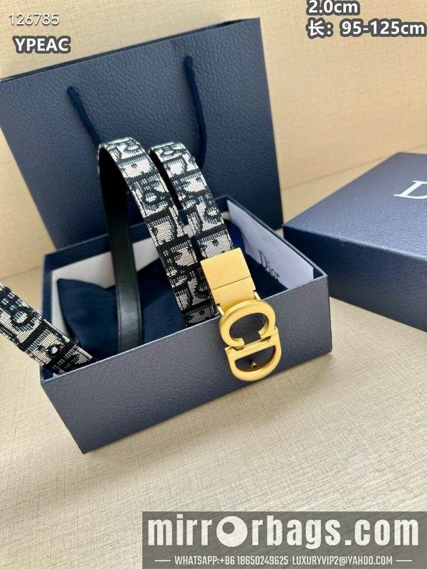 Dior belt 20mmX95-125cm 8L22