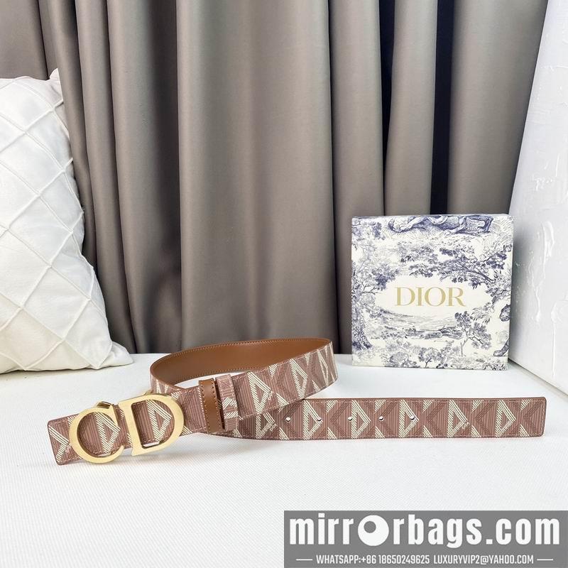 Dior belt 35mmX95-135cm 7D21