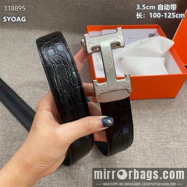 Hermes belt自动带 35mmX100-125cm 8L010802