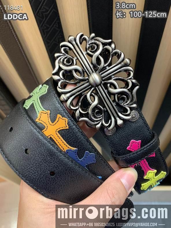 Chrome Hearts belt 38mmX100-125cm 8L23