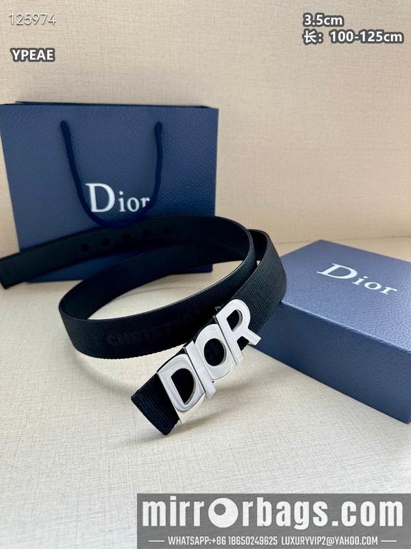 Dior belt 35mmX100-125cm 8L29