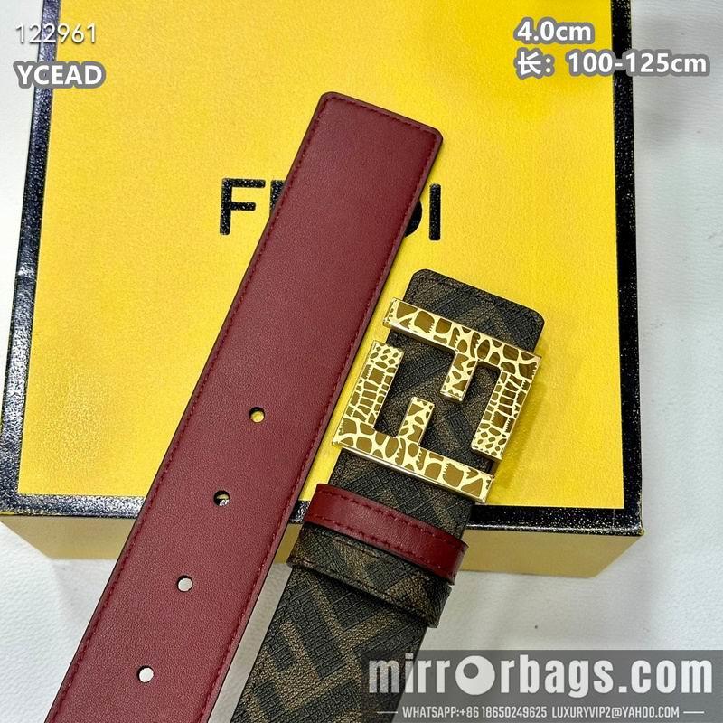 Fendi belt 40mmX100-125cm 8L89