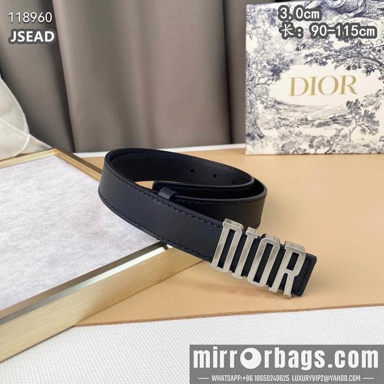 Dior belt 30mmX90-115cm 8L12